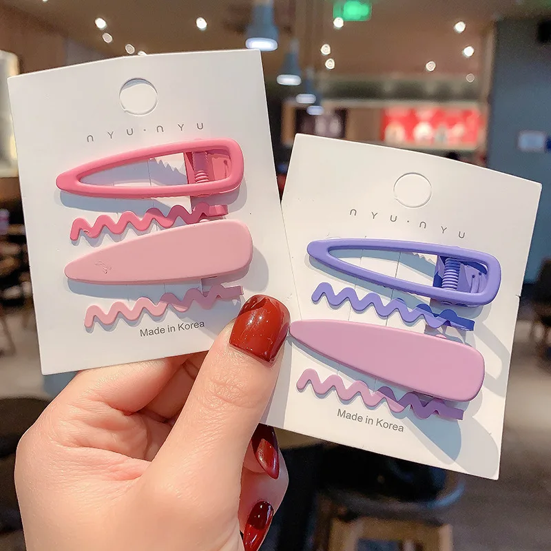 Women Accessories Wholesale China - 4PCS/Set Kid Designer Alloy Hair Clips