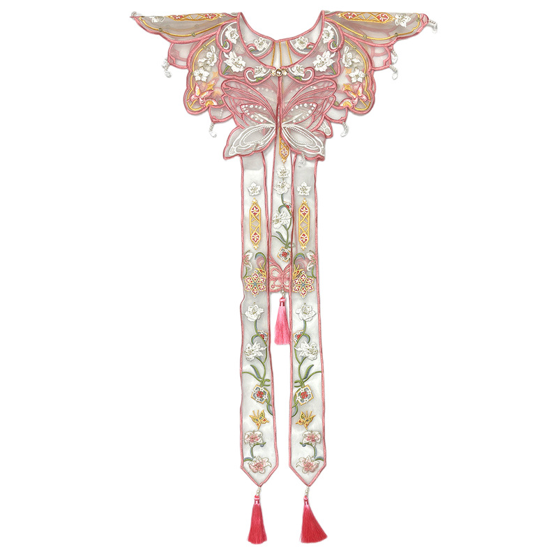Woman Accessory - Chinese Hanfu Yunjian Shoulder Collar Butterfly