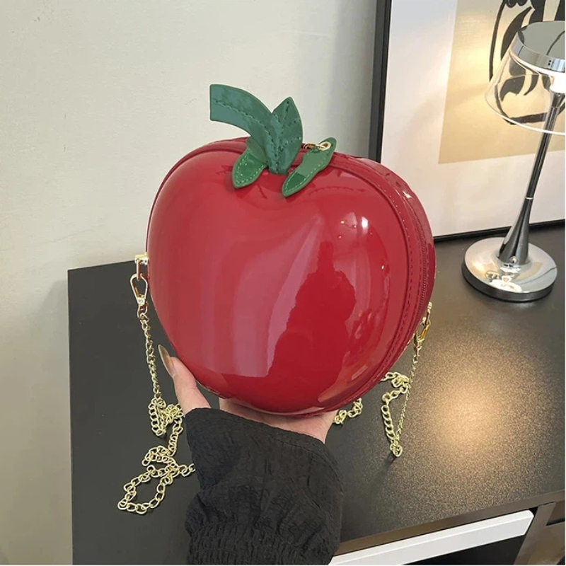 Wallet Chain Bag - Cute Apple Purses for Women 2026