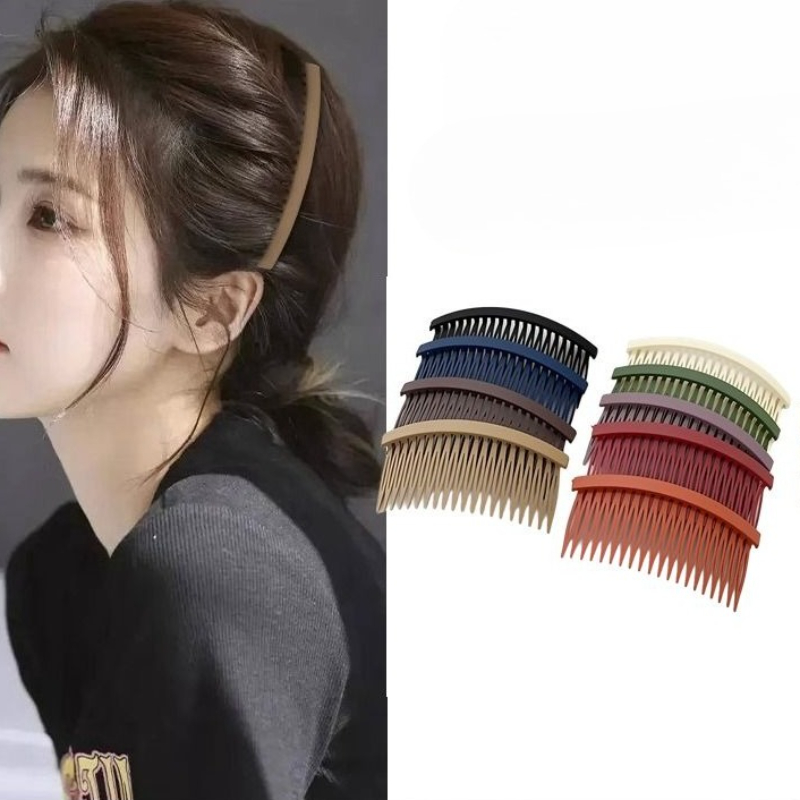 Women Accessories Wholesale China - Solod Color Plastic Side Hair Twist