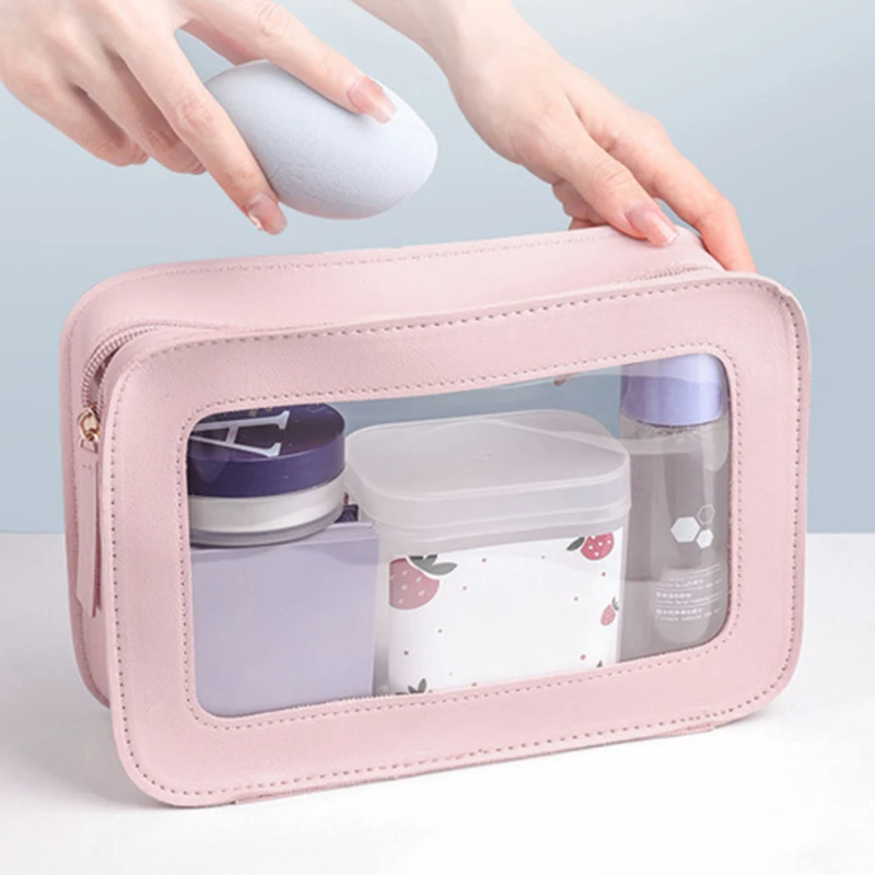 Women Accessories List - Women PU Makeup Bag Traveling Cosmetic