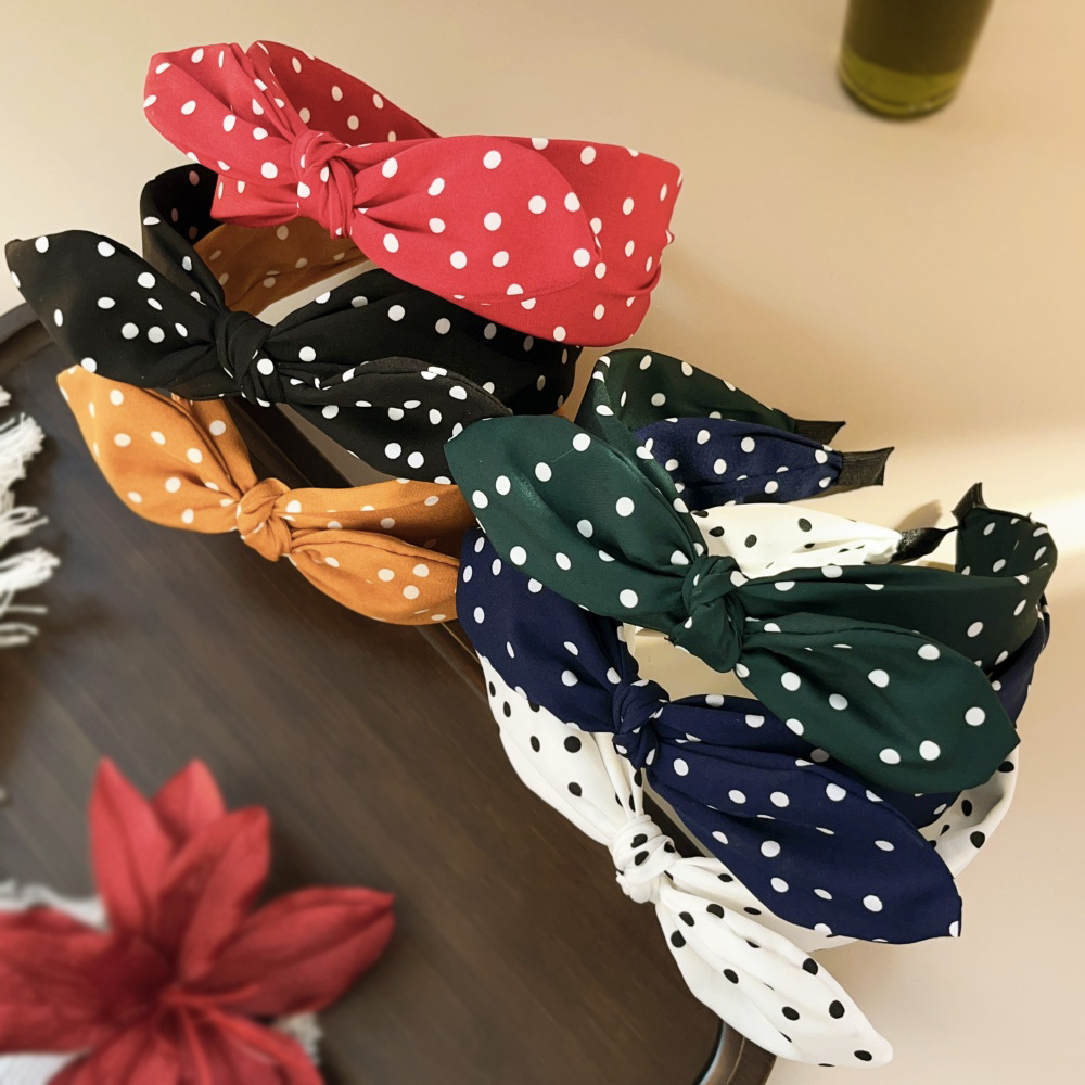 Boho Dots Wide Hair Bands for  - Women Accessories Wholesale China ulasan dan harga