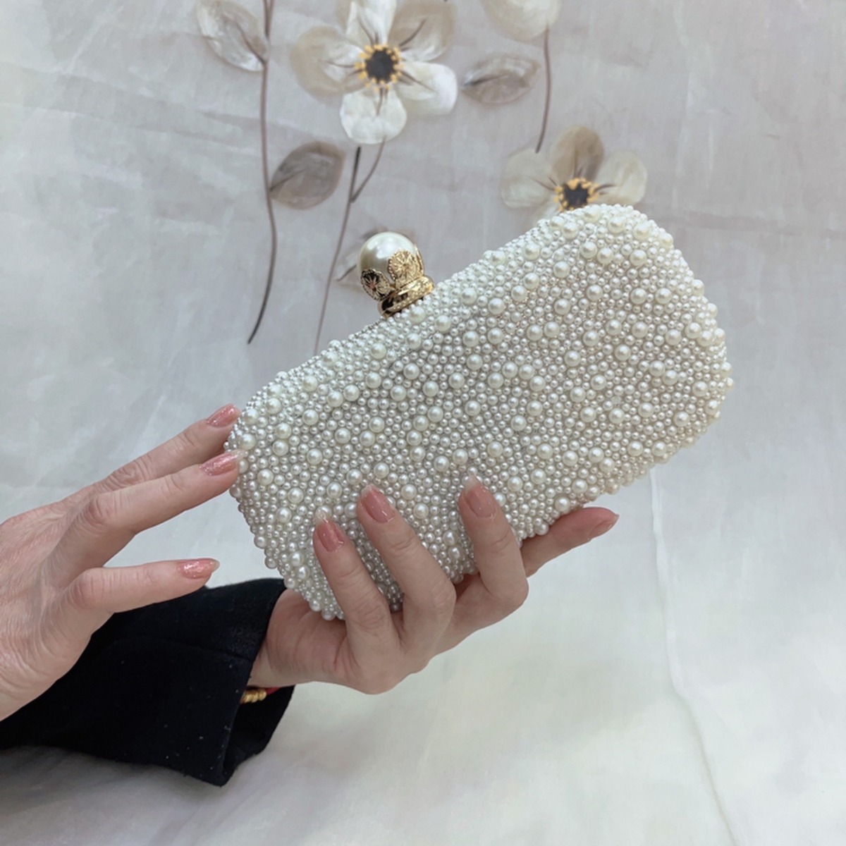 Luxury Wedding Evening Dress B - Wallet Chain Bag ulasan dan harga