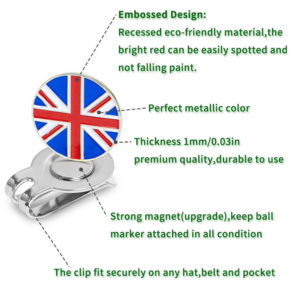 Caiton 4Pcs Golf Hat Clips Mag - Women'S Accessories Uk ulasan dan harga