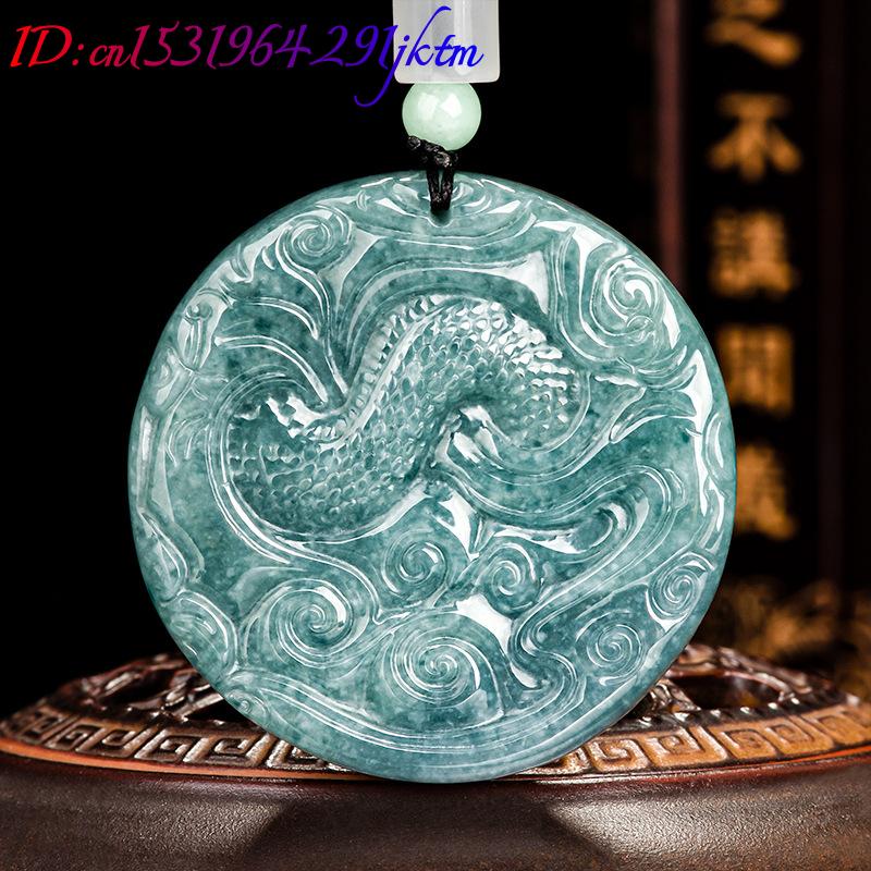 Burmese Jadeite Dragon Pendant - Woman Accessory ulasan dan harga