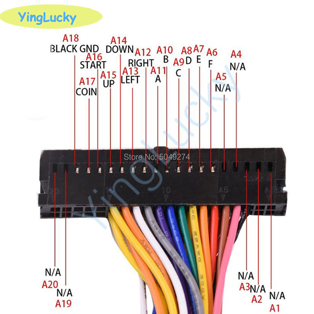 Arcade Cabinet 40-pin Wire Har - Women Accessories Pandora ulasan dan harga