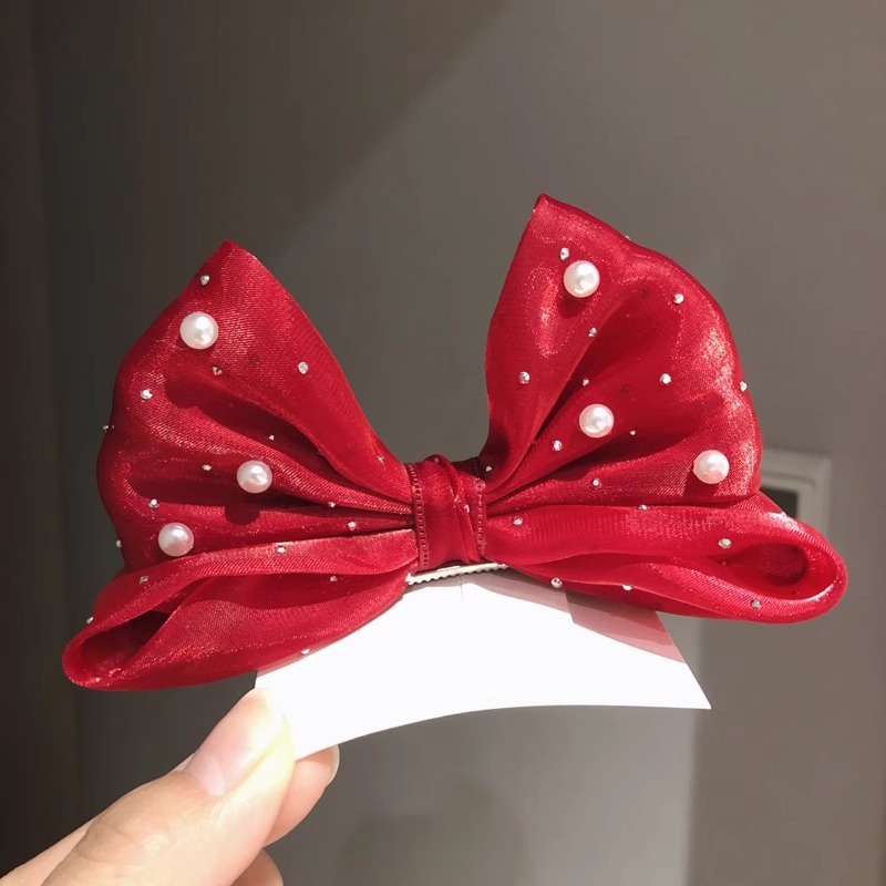 Brand New Pearl bow girl headw - Accessories Brand For Women ulasan dan harga