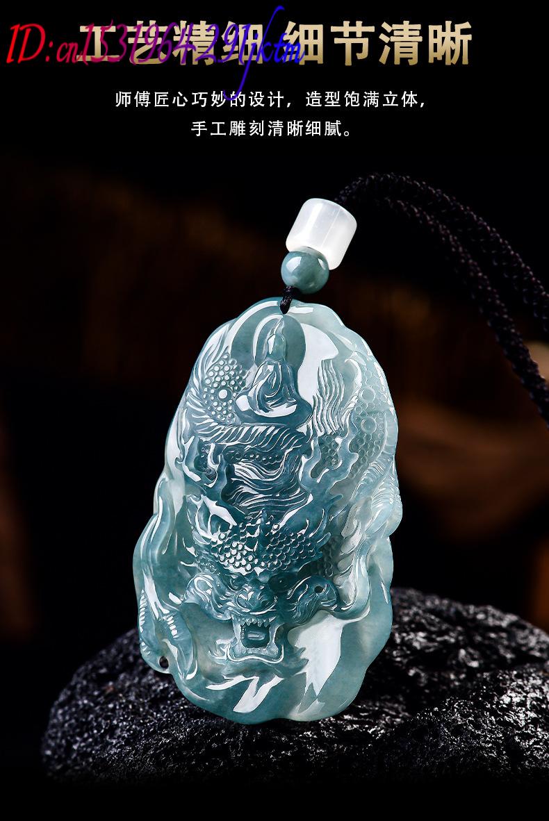 Natural Burmese Jadeite Dragon - Woman Accessory ulasan dan harga
