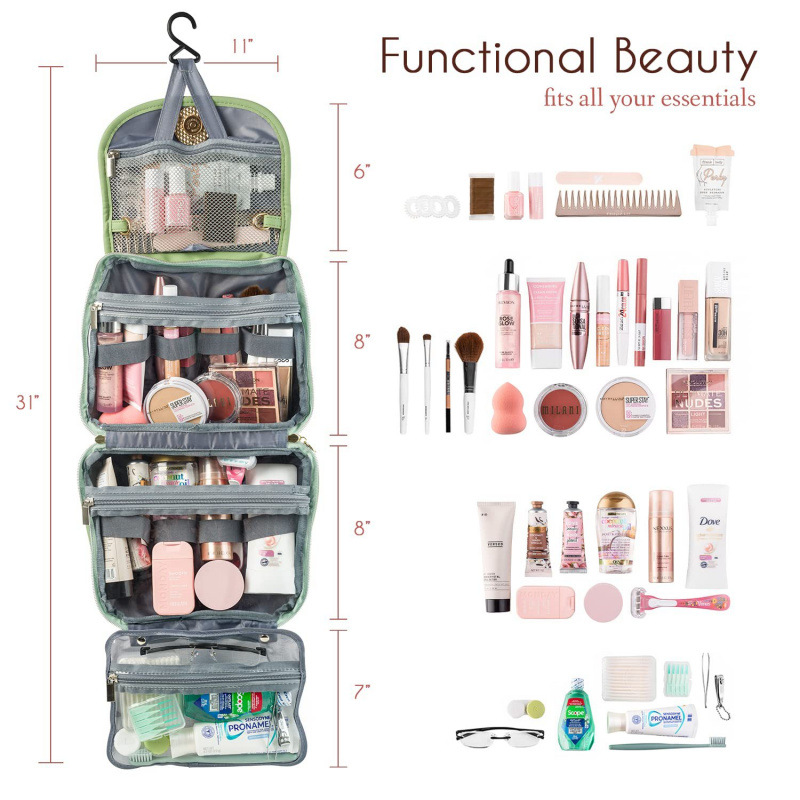 Waterproof Toiletry Bag Hangin - Women Accessories List ulasan dan harga