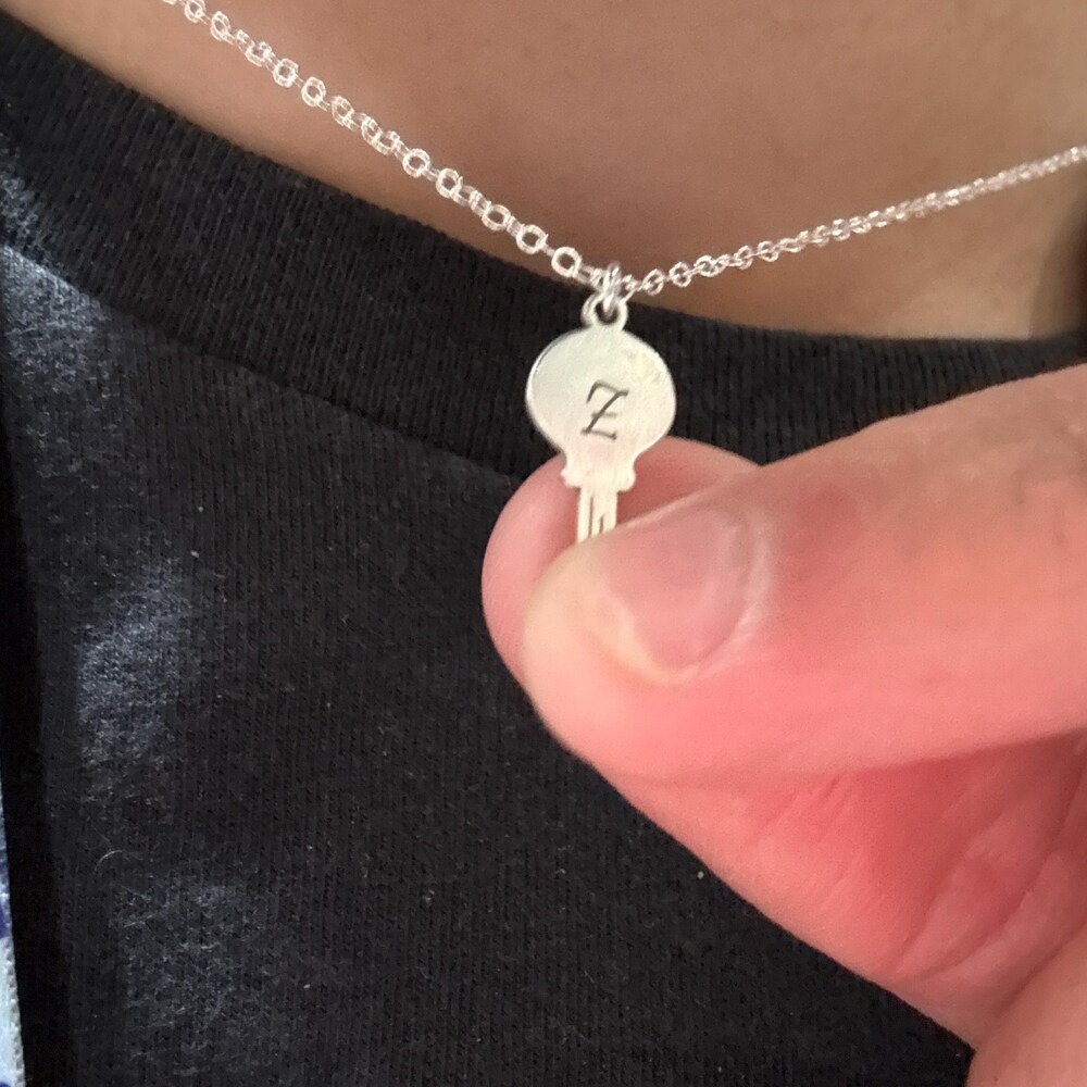 Custom Dainty Key Necklace Sta - Charm Necklace Dainty ulasan dan harga