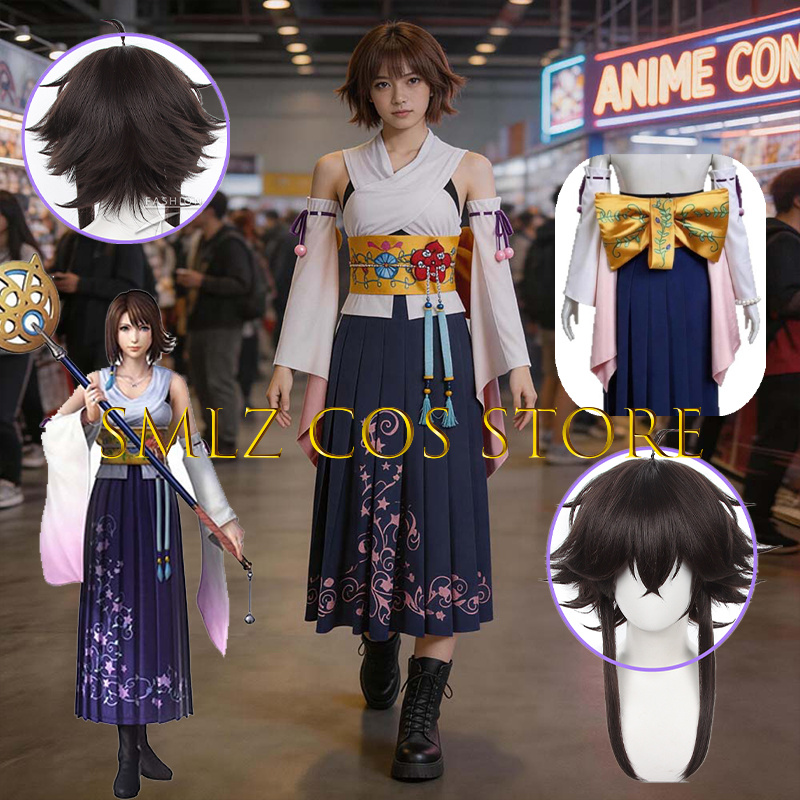 Smlz FFX Yuna Cosplay Anime FF - Women'S Anime Accessories ulasan dan harga