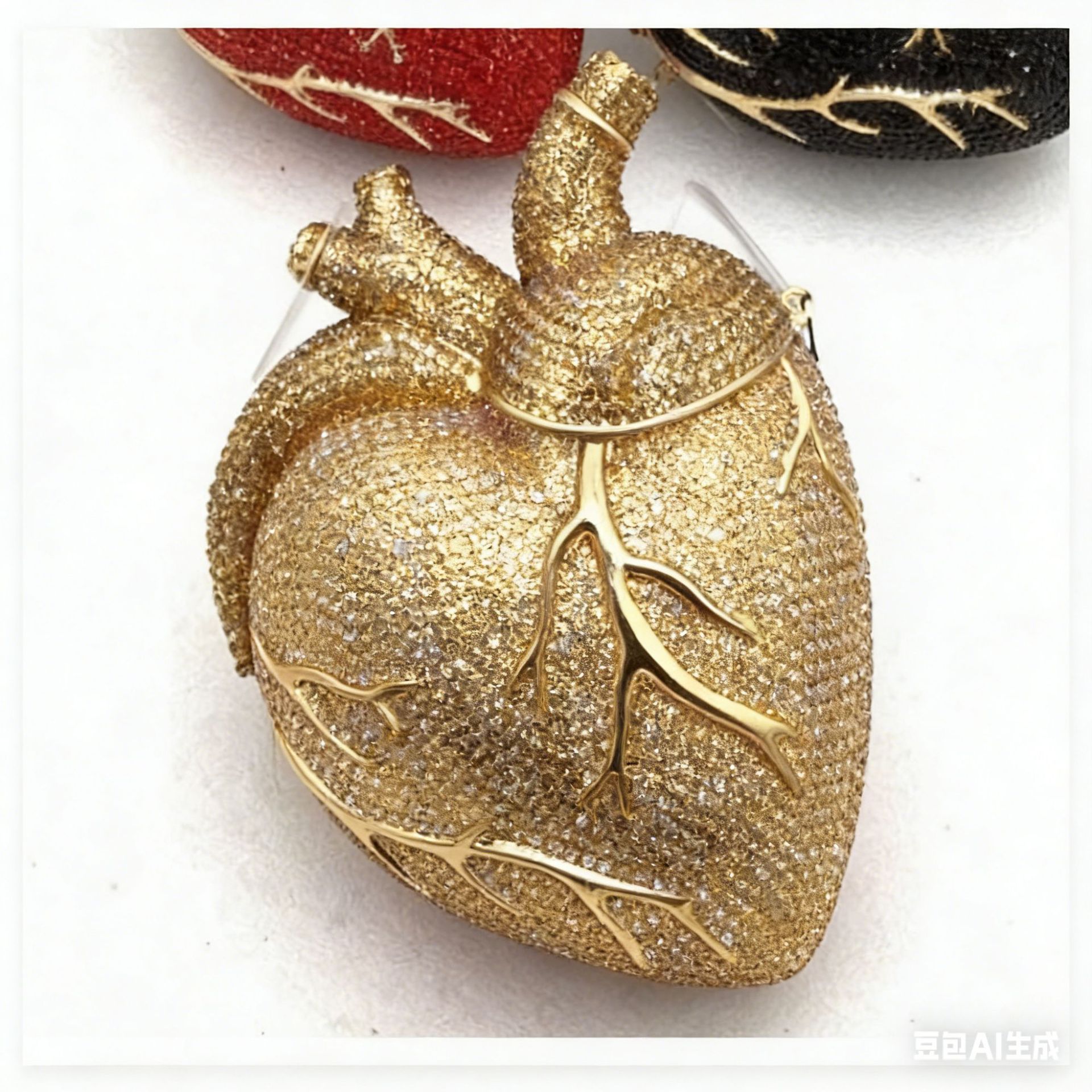 Heart Chain Dinner Bag Diamond - Wallet Chain Bag ulasan dan harga