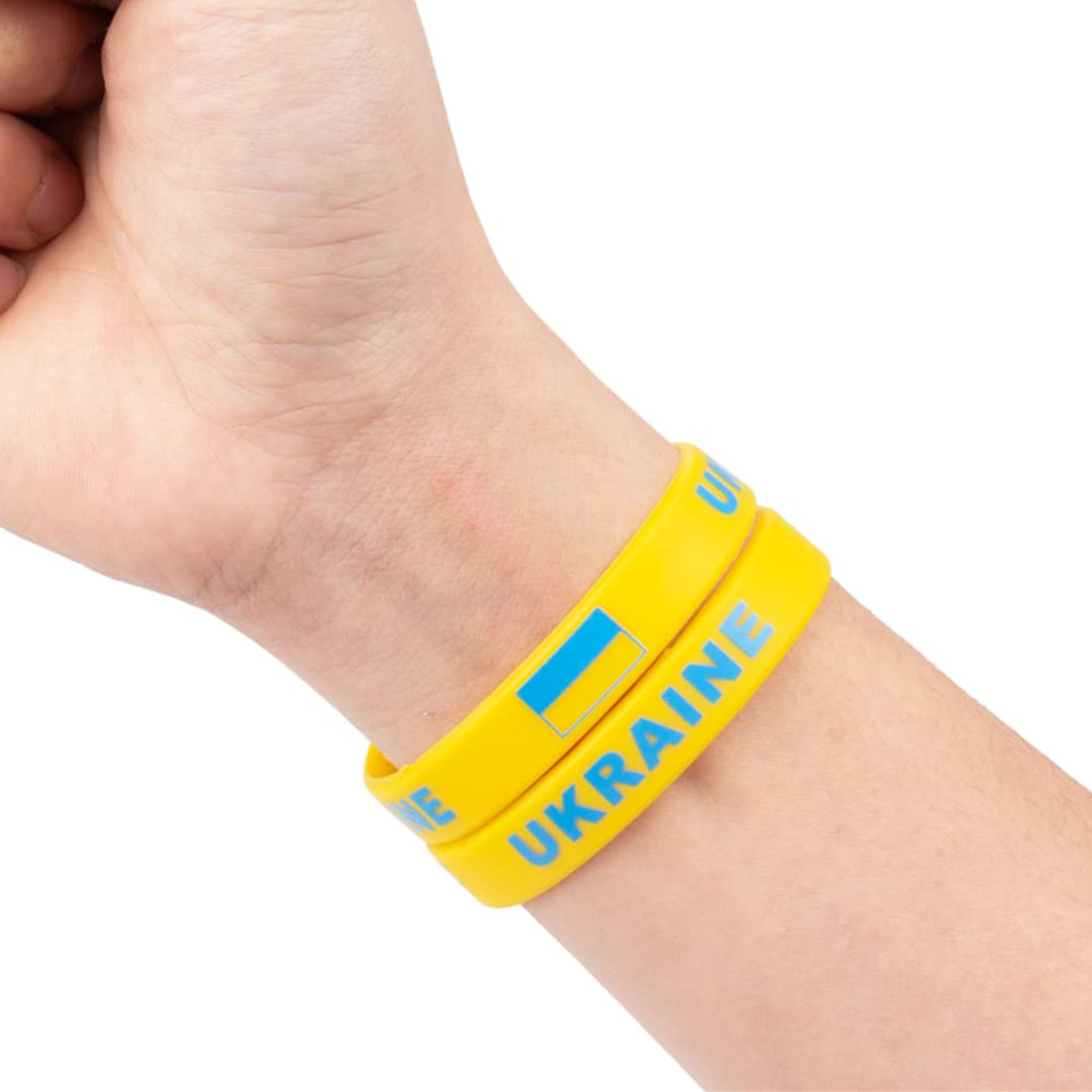 2pcs Ukraine Flag Bracelet Sil - Women'S Accessories Uk ulasan dan harga