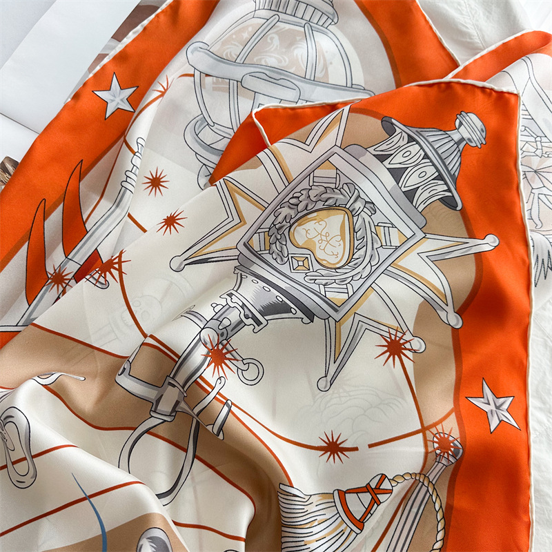 Luxury Brand Scarf Large Silk  - Accessories Brand For Women ulasan dan harga