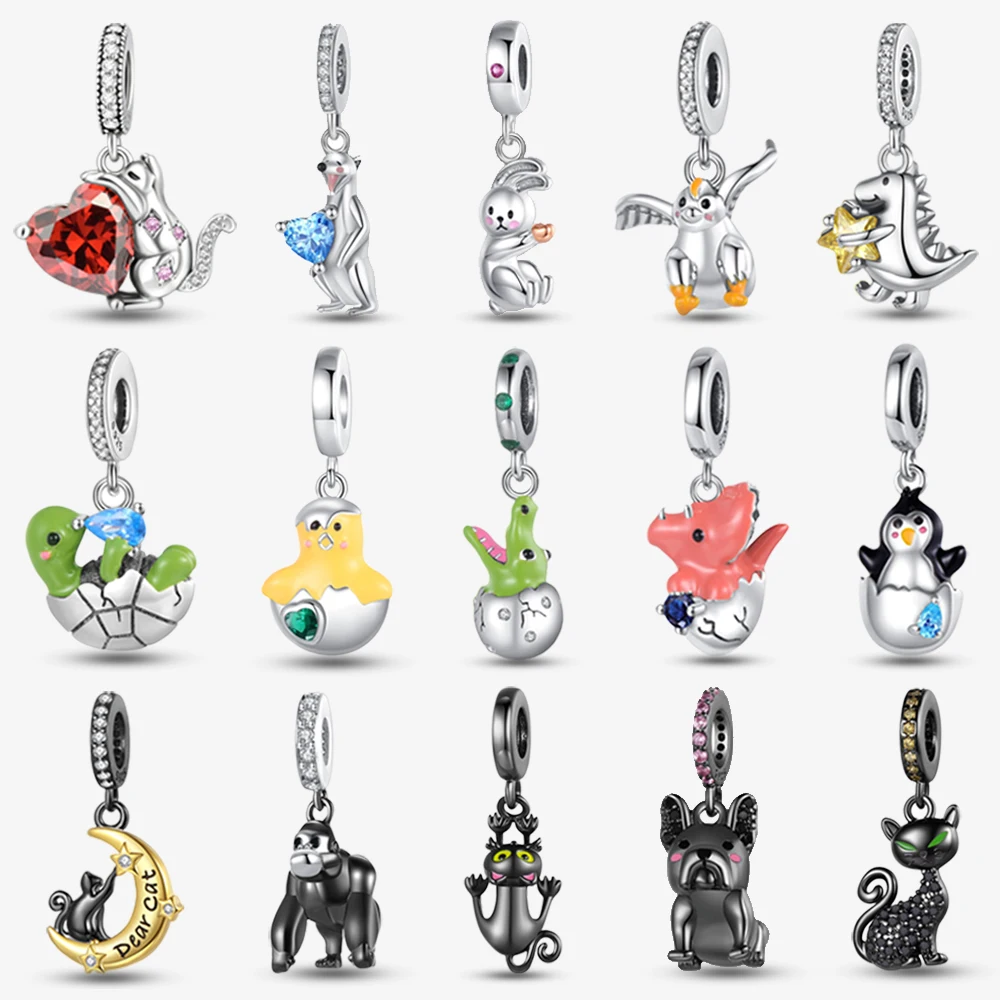 New 925 Sterling Silver Cute A - Women Accessories Pandora ulasan dan harga