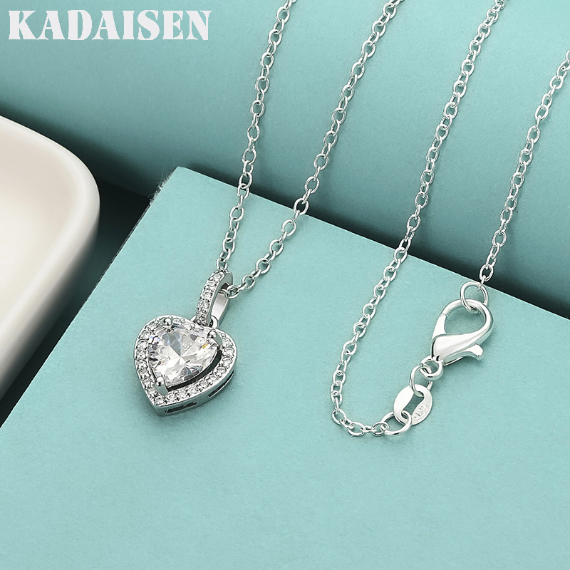 Top Quality 925 Sterling Silve - Charm Necklace Dainty ulasan dan harga