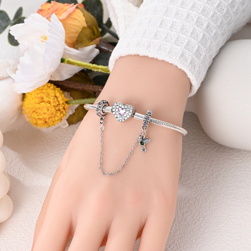 Silver-Plated Rainbow Moon Saf - Women Accessories Pandora ulasan dan harga