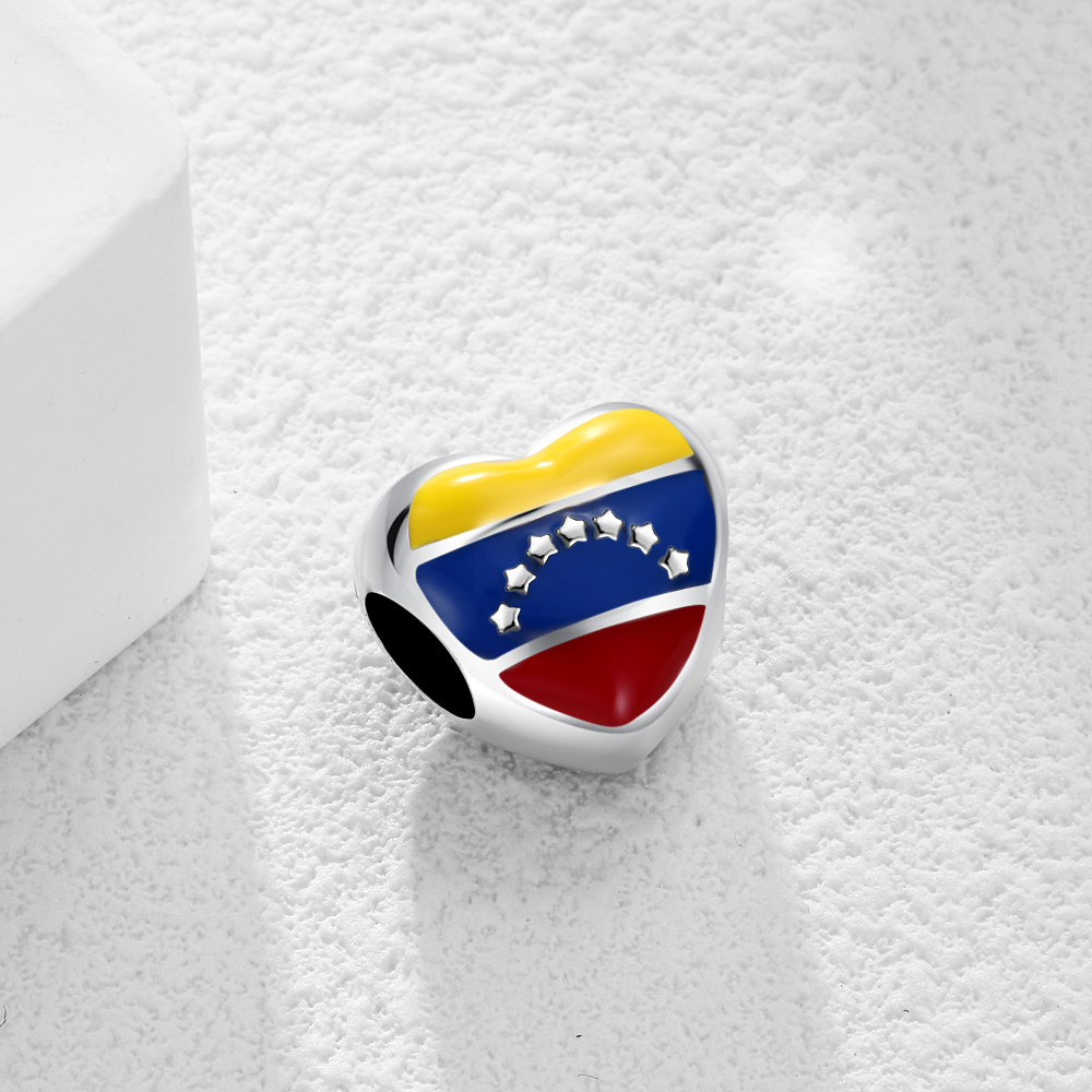 31 Countries Flag Heart Charms - Women'S Accessories Uk ulasan dan harga