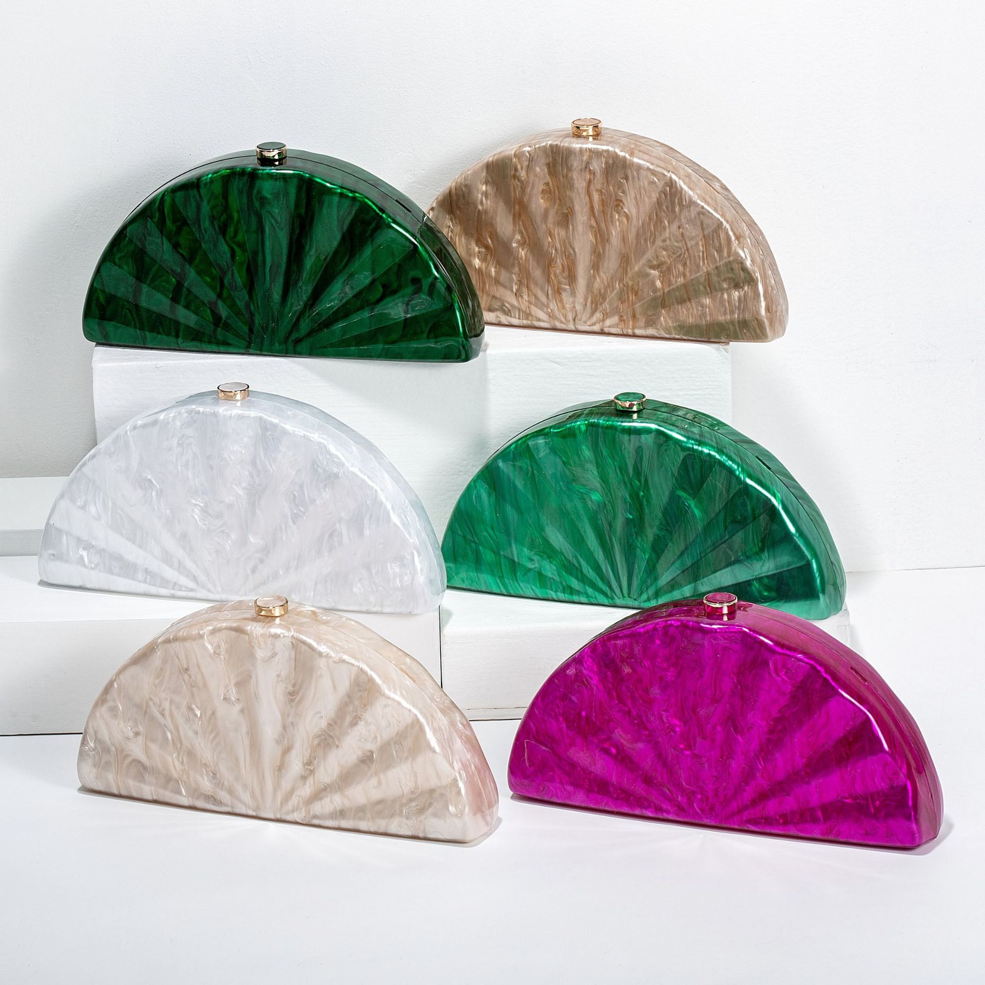 Women Brand Half Moon Circular - Wallet Chain Bag ulasan dan harga