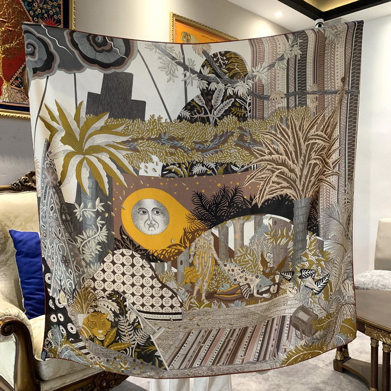 Winter Luxury Brand Scarf Doub - Accessories Brand For Women ulasan dan harga