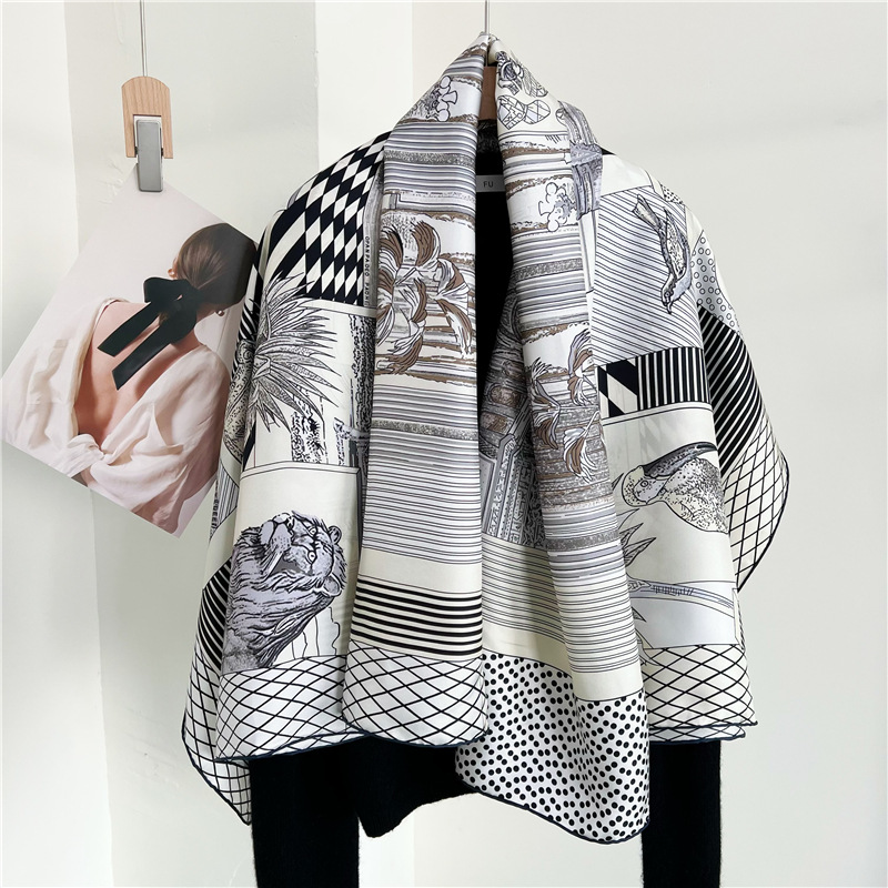 Large Silk Scarfs Brands Desig - Accessories Brand For Women ulasan dan harga