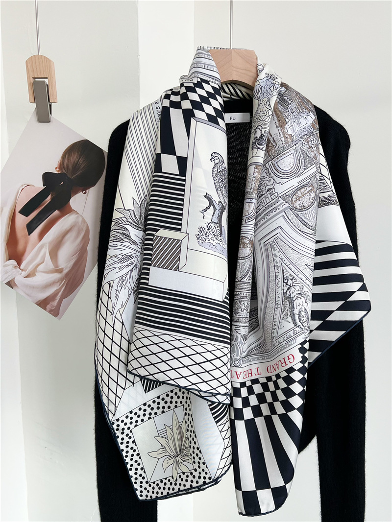 Large Silk Scarfs Brands Desig - Accessories Brand For Women ulasan dan harga