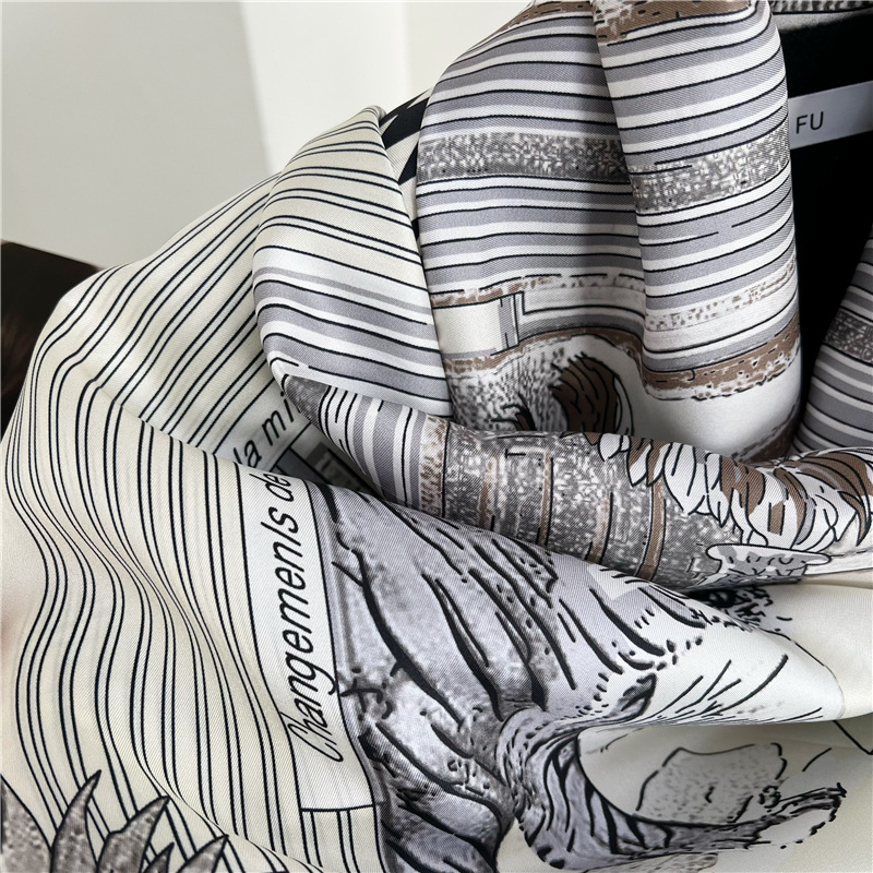 Large Silk Scarfs Brands Desig - Accessories Brand For Women ulasan dan harga