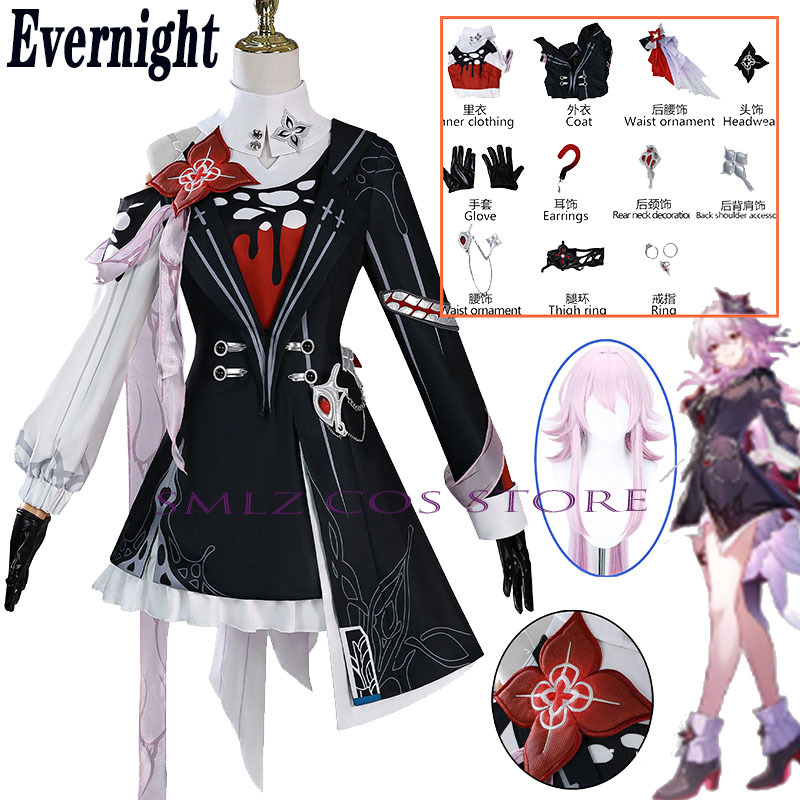 Newly Evernight Cosplay Honkai - Women'S Anime Accessories ulasan dan harga