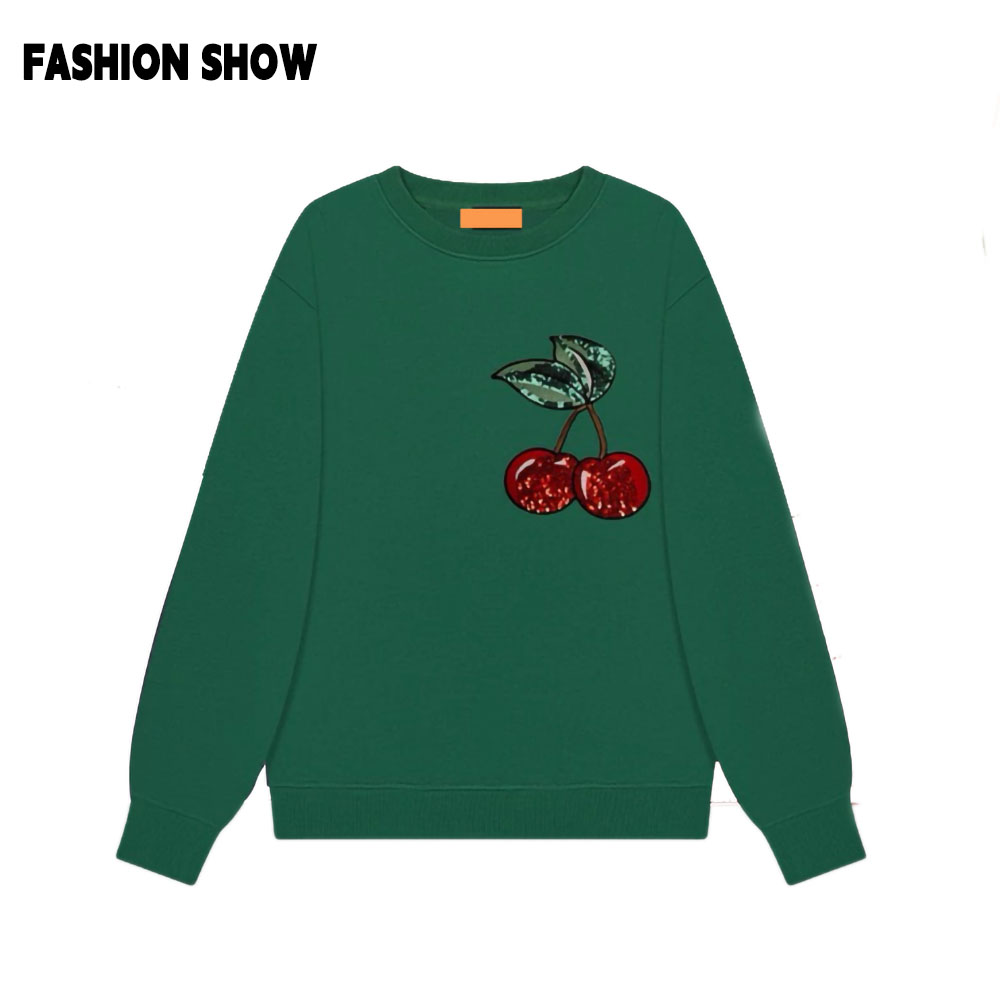 Sequin Cherry Embroidery Patch - Accessories Brand For Women ulasan dan harga