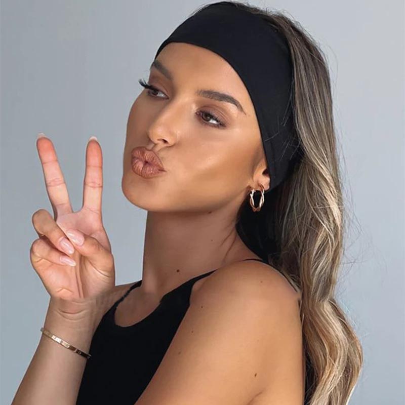 New Colorful Elastic Headband  - Women Accessories Wholesale China ulasan dan harga