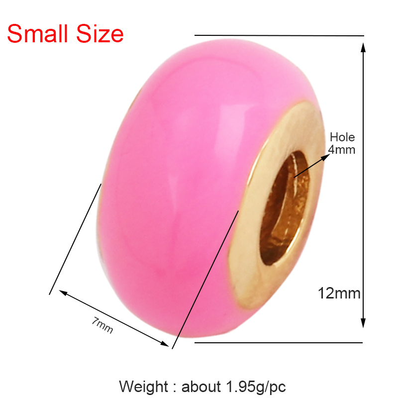 12x7mm European Colorful  Enam - Women Accessories Pandora ulasan dan harga