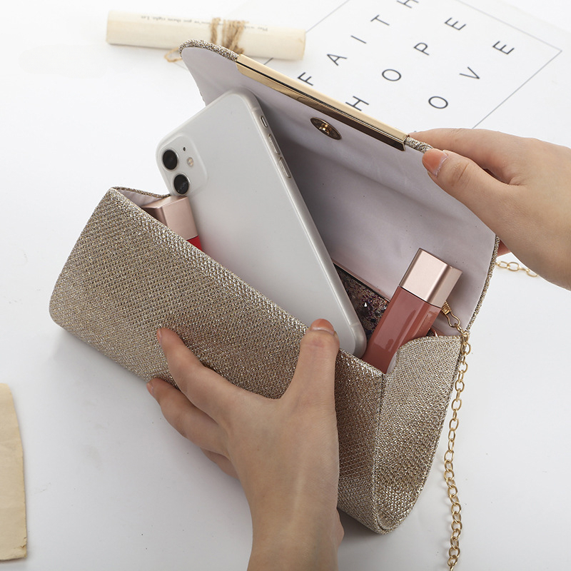 Women Evening Clutch Bag Femal - Wallet Chain Bag ulasan dan harga