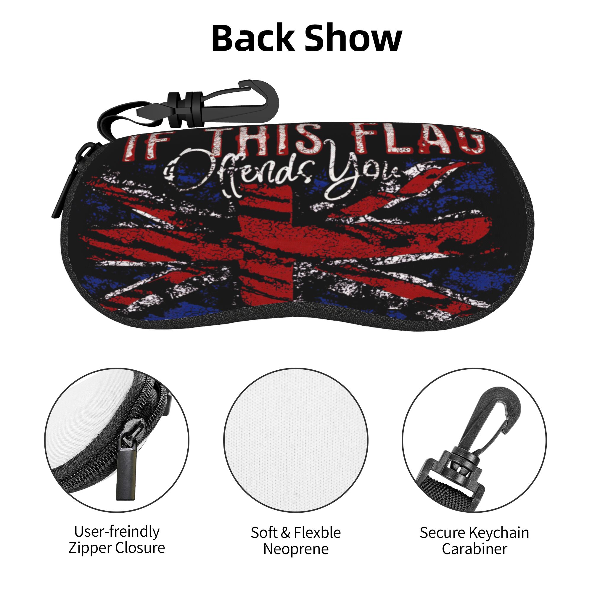 British flag UK Glasses Case M - Women'S Accessories Uk ulasan dan harga