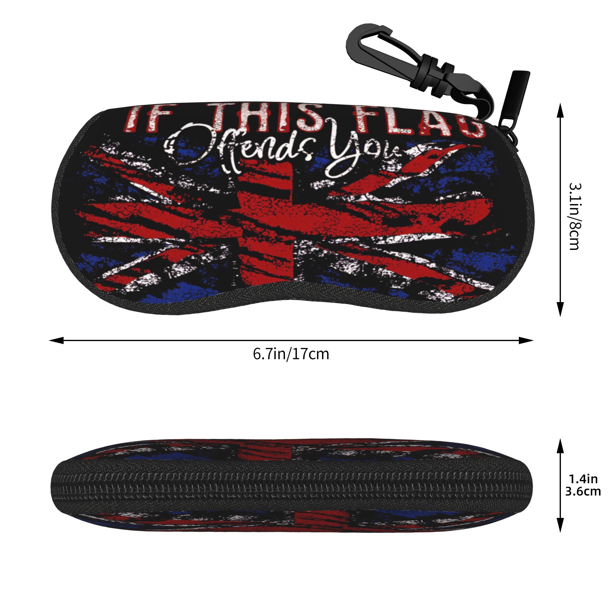 British flag UK Glasses Case M - Women'S Accessories Uk ulasan dan harga