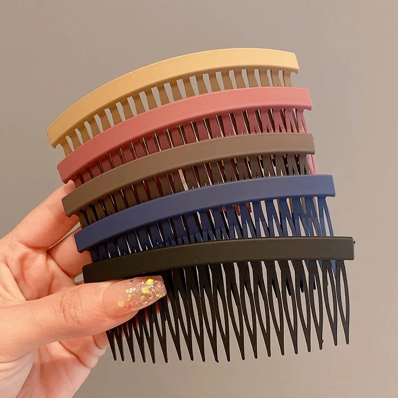 Solod Color Plastic Side Hair  - Women Accessories Wholesale China ulasan dan harga