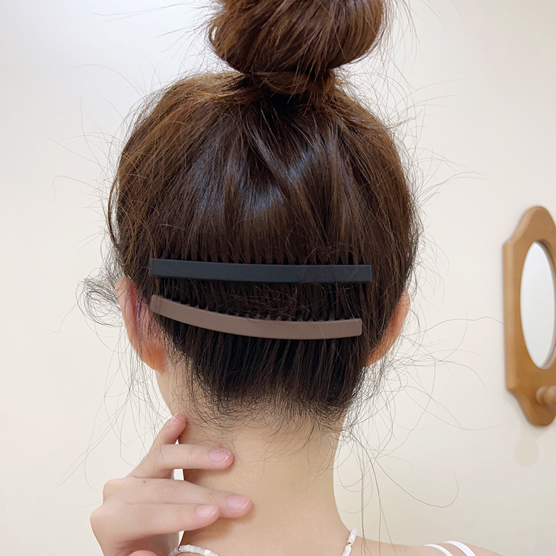 Solod Color Plastic Side Hair  - Women Accessories Wholesale China ulasan dan harga