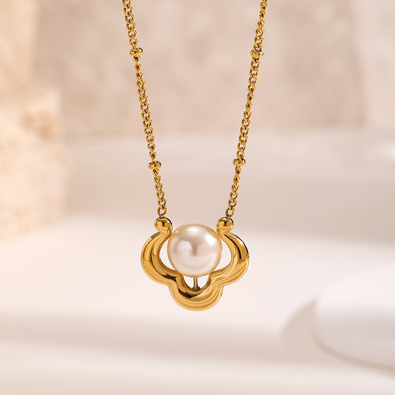 Chinese Style Lucky Auspicious - Charm Necklace Dainty ulasan dan harga