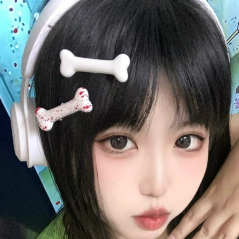 Colorful Bone Hair Clip Cute Y - Women Accessories Wholesale China ulasan dan harga