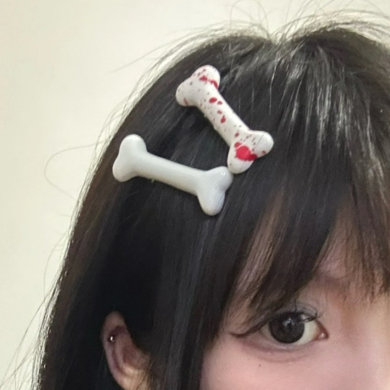 Colorful Bone Hair Clip Cute Y - Women Accessories Wholesale China ulasan dan harga