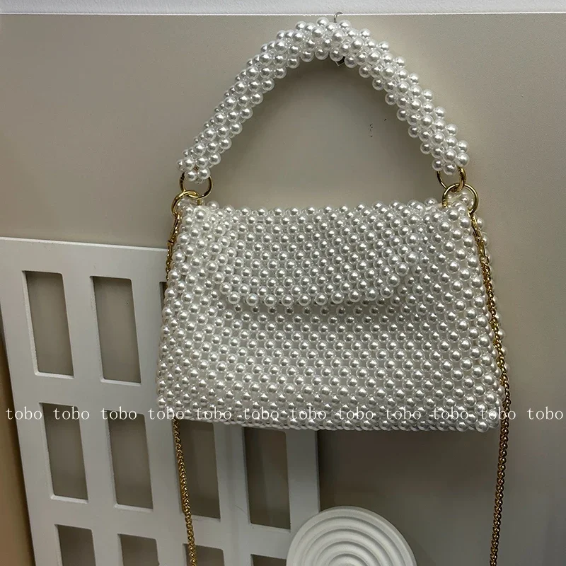 Ins Superlatives Pearl Bead Wa - Wallet Chain Bag ulasan dan harga