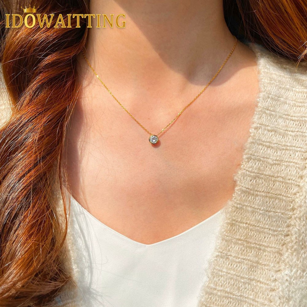 100% 925 Sterling Silver Forev - Charm Necklace Dainty ulasan dan harga