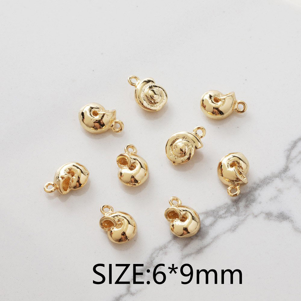 6PCS Dainty Small Conch Shell- - Charm Necklace Dainty ulasan dan harga