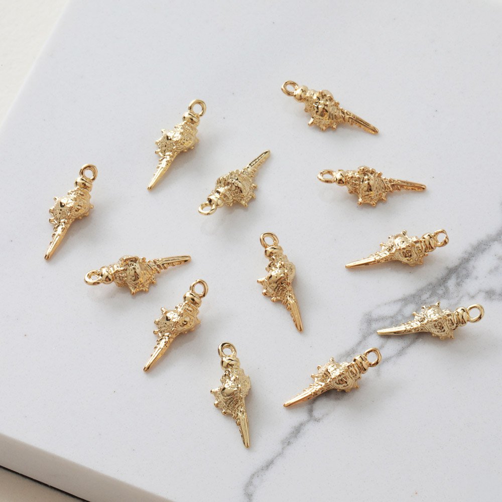 6PCS Dainty Small Conch Shell- - Charm Necklace Dainty ulasan dan harga